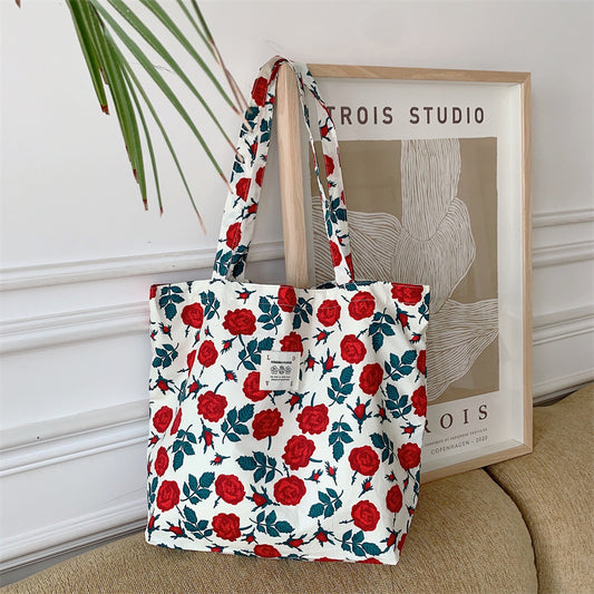 Calysea Poppy Garden Tote Bag